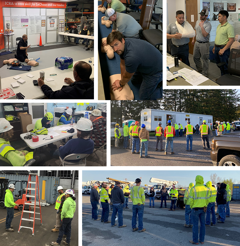 Teams Continue Safety Week Activities LeChase Construction Services LLC