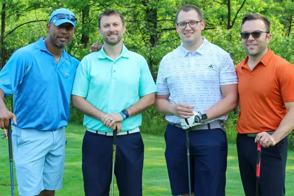 Golfers on the course