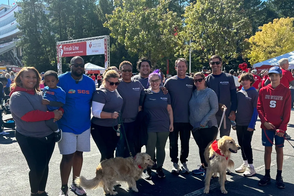 Southeast team participates in Triangle Heart Walk - LeChase ...