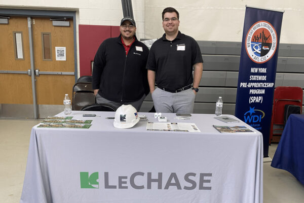 LeChase Capital Region team at Career Fair