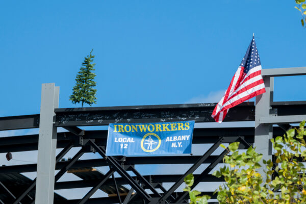 Mohawk Harbor Event Center Topping Out