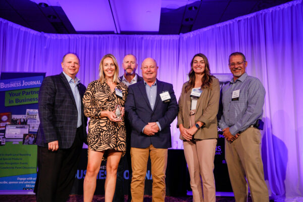 Strong Museum team accepting the RBJ Award