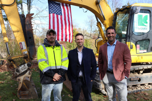 LeChase team at Graycliff Visitor Center Groundbreaking