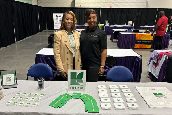 Denise and Tonya at LeChase MED Week Table