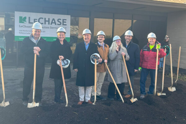 LeChase team at Albany West Community Center Groundbreaking